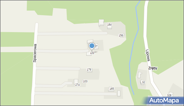 Sanka, Spacerowa, 50, mapa Sanka