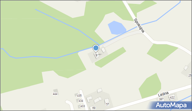 Sanka, Spokojna, 13, mapa Sanka