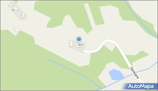 Sanka, Spokojna, 15, mapa Sanka