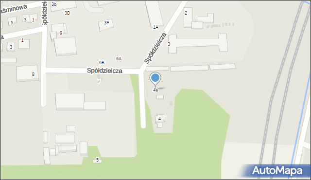 Sędziszów, Spółdzielcza, 4a, mapa Sędziszów