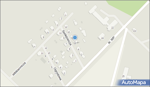 Sępopol, Spółdzielcza, 6, mapa Sępopol