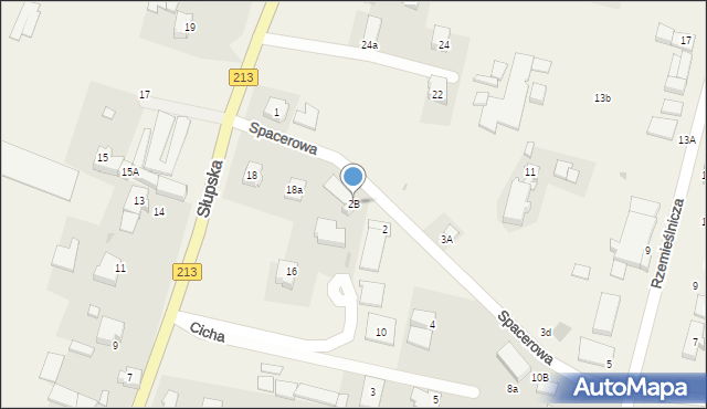 Siemianice, Spacerowa, 2B, mapa Siemianice