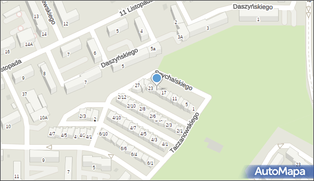 Sieradz, Spychalskiego Józefa, płk., 21, mapa Sieradz