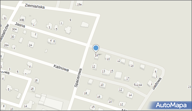 Sierpc, Spacerowa, 14, mapa Sierpc