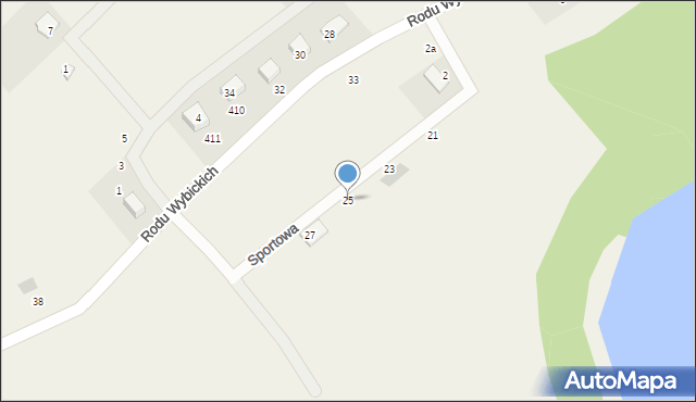 Sikorzyno, Sportowa, 25, mapa Sikorzyno