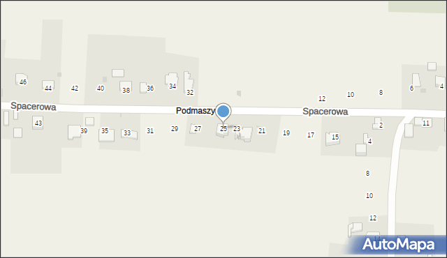 Smardzowice, Spacerowa, 25, mapa Smardzowice