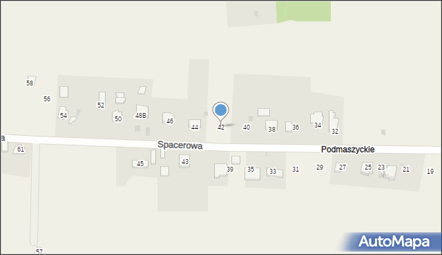 Smardzowice, Spacerowa, 42, mapa Smardzowice