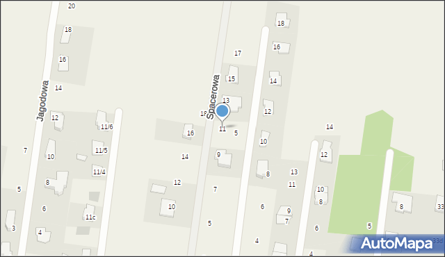 Sobolewo, Spacerowa, 11, mapa Sobolewo