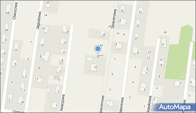 Sobolewo, Spacerowa, 12, mapa Sobolewo