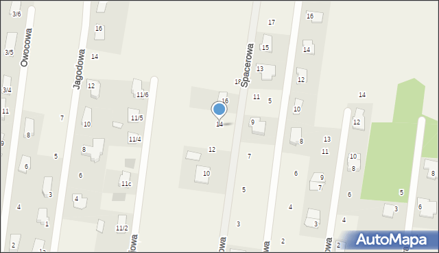 Sobolewo, Spacerowa, 14, mapa Sobolewo
