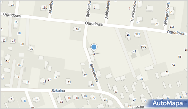 Sobolewo, Spacerowa, 4, mapa Sobolewo