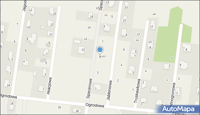 Sobolewo, Spacerowa, 5, mapa Sobolewo