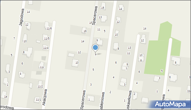 Sobolewo, Spacerowa, 7, mapa Sobolewo