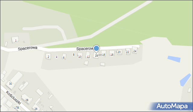 Sobowidz, Spacerowa, 14, mapa Sobowidz