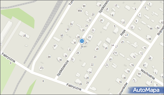 Sochaczew, Spółdzielcza, 27, mapa Sochaczew