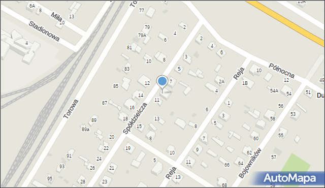 Sochaczew, Spółdzielcza, 9, mapa Sochaczew