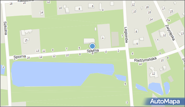 Sokolniki-Las, Sporna, 6, mapa Sokolniki-Las