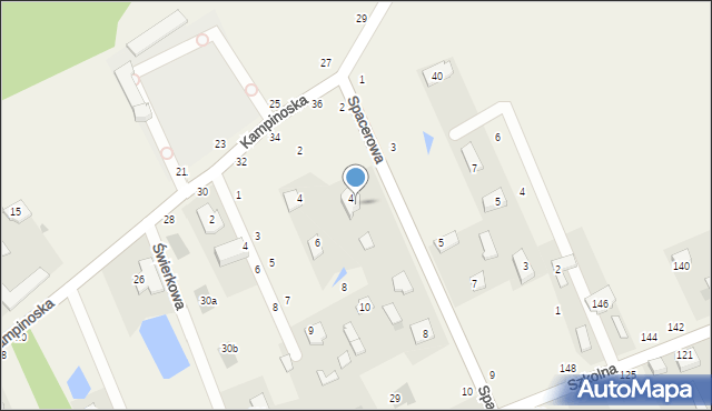 Sowia Wola, Spacerowa, 6, mapa Sowia Wola