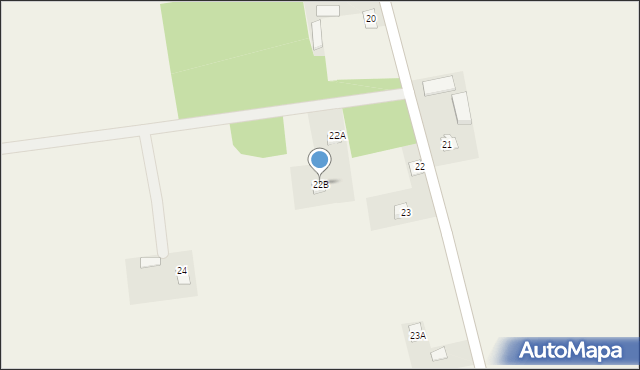 Spądoszyn, Spądoszyn, 22B, mapa Spądoszyn