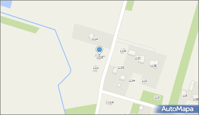 Spiczyn, Spiczyn, 111b, mapa Spiczyn