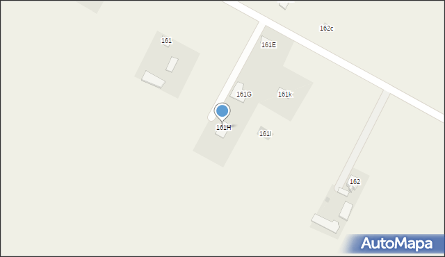 Spiczyn, Spiczyn, 161H, mapa Spiczyn