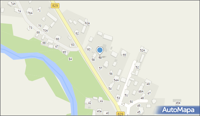 Spiczyn, Spiczyn, 59, mapa Spiczyn