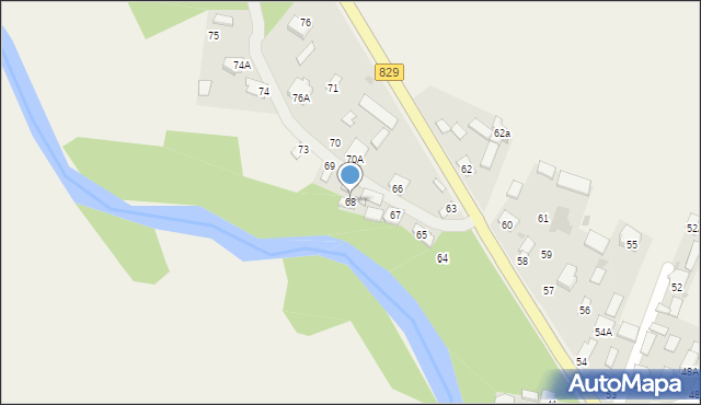 Spiczyn, Spiczyn, 68, mapa Spiczyn