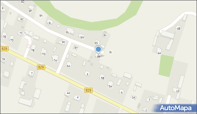 Spiczyn, Spiczyn, 9R, mapa Spiczyn