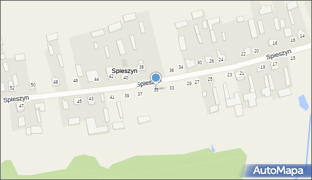 Spieszyn, Spieszyn, 35, mapa Spieszyn