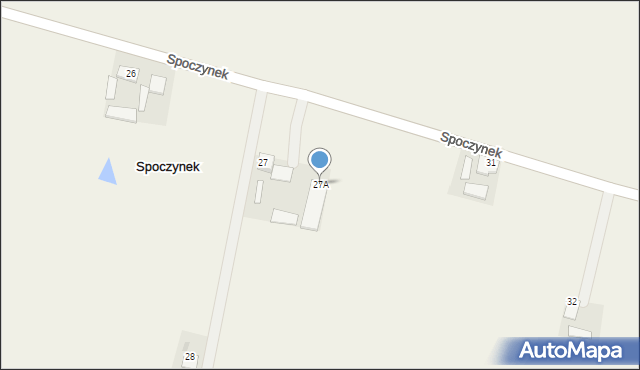 Spoczynek, Spoczynek, 27A, mapa Spoczynek