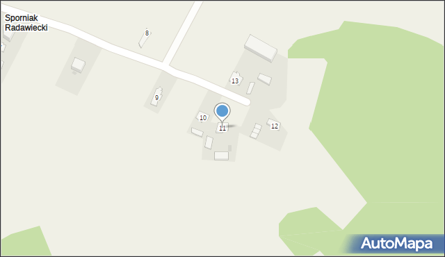 Sporniak, Sporniak, 11, mapa Sporniak