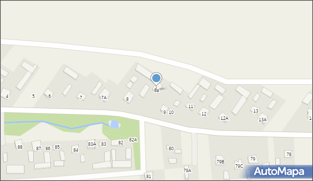 Sporniak, Sporniak, 8a, mapa Sporniak