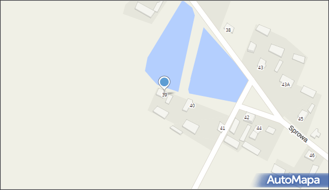 Sprowa, Sprowa, 39, mapa Sprowa