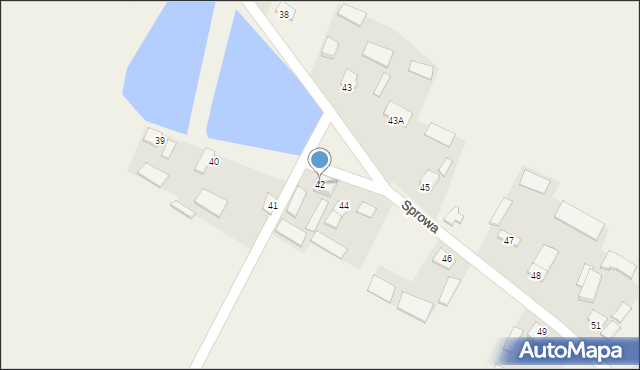 Sprowa, Sprowa, 42, mapa Sprowa