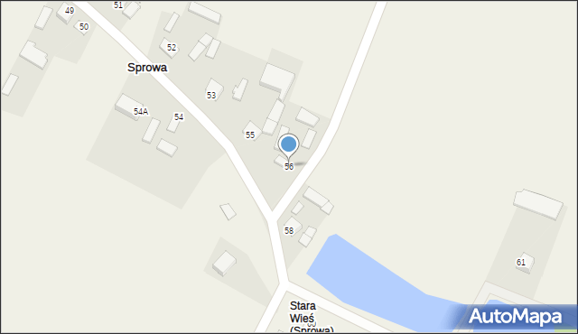 Sprowa, Sprowa, 56, mapa Sprowa