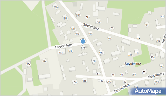 Spycimierz, Spycimierz, 57a, mapa Spycimierz