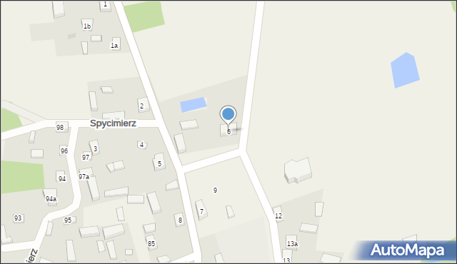Spycimierz, Spycimierz, 6, mapa Spycimierz