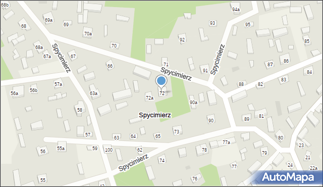 Spycimierz, Spycimierz, 72, mapa Spycimierz