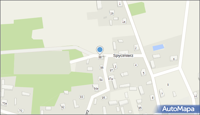 Spycimierz, Spycimierz, 98, mapa Spycimierz