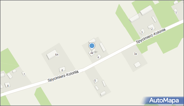 Spycimierz-Kolonia, Spycimierz-Kolonia, 4a, mapa Spycimierz-Kolonia