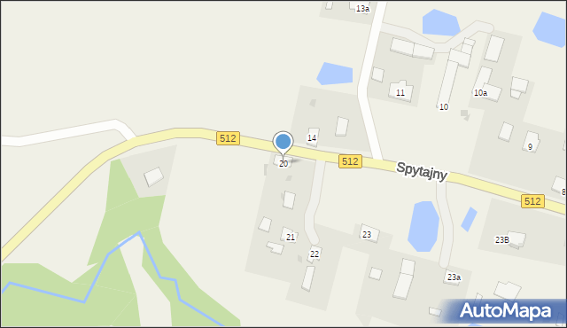 Spytajny, Spytajny, 20, mapa Spytajny