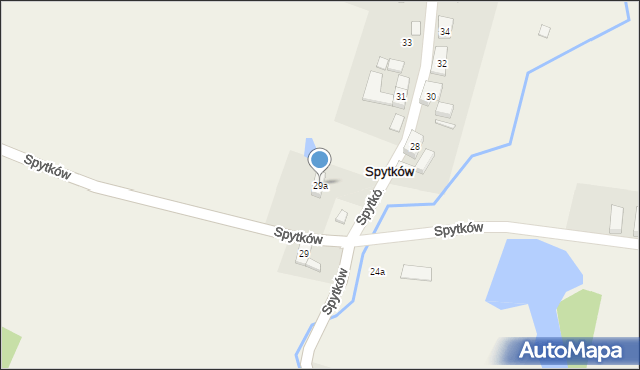 Spytków, Spytków, 29a, mapa Spytków