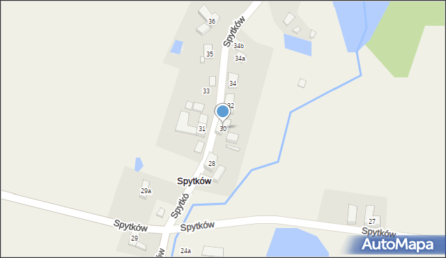 Spytków, Spytków, 30, mapa Spytków
