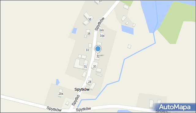 Spytków, Spytków, 32, mapa Spytków