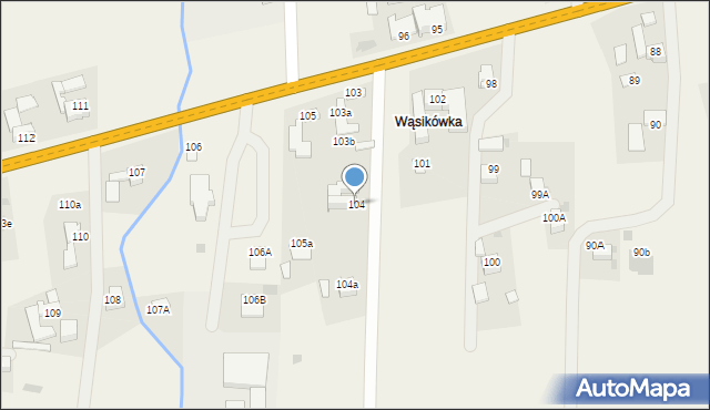 Spytkowice, Spytkowice, 104, mapa Spytkowice