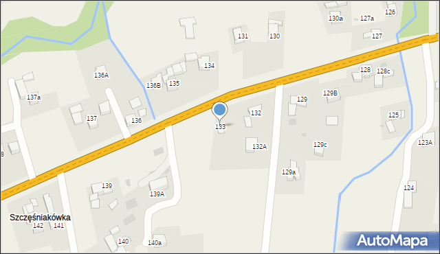 Spytkowice, Spytkowice, 133, mapa Spytkowice
