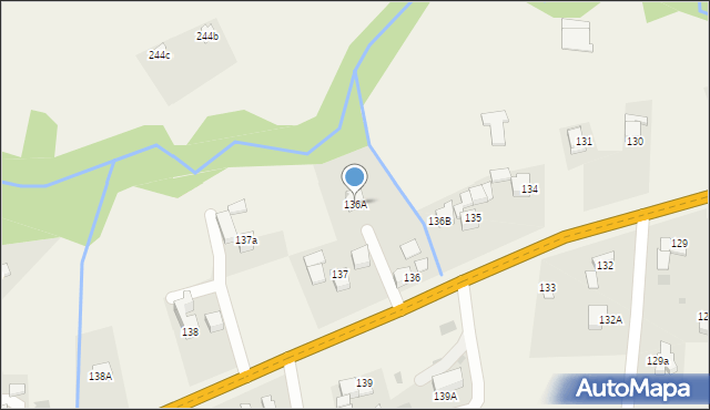 Spytkowice, Spytkowice, 136A, mapa Spytkowice