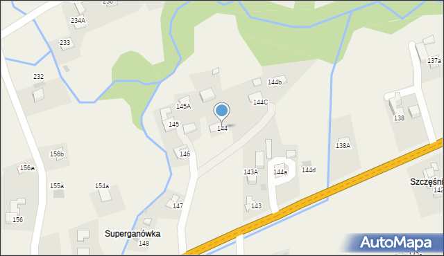 Spytkowice, Spytkowice, 144, mapa Spytkowice