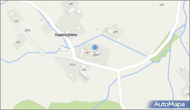 Spytkowice, Spytkowice, 180A, mapa Spytkowice