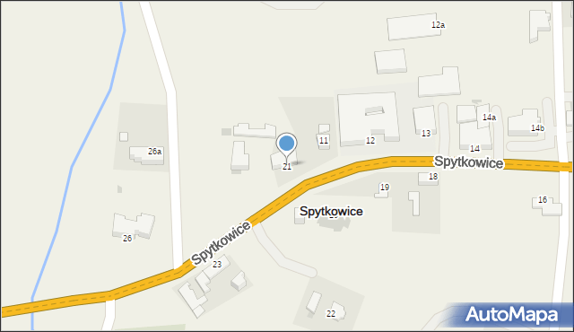Spytkowice, Spytkowice, 21, mapa Spytkowice